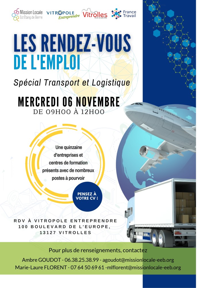 Mercredi 6 novembre - Job Dating spécial Transport et Logistique